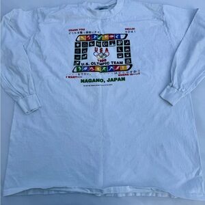 1998 U.S. Olympic Team Long Sleeve Shirt - White